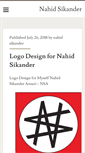 Mobile Screenshot of nahidsikander.com